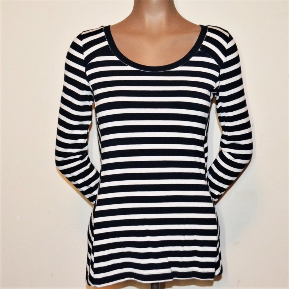 Banana Republic Long Sleeve Scoop Neck Blouse Sz S